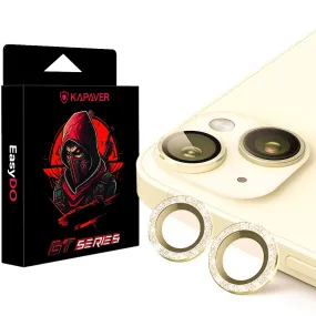 Camera Lens Protector GT Series Easy Do for iPhone 15 / iPhone 15 Plus  (Glitter Yellow)
