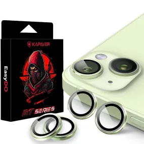 Camera Lens Protector GT Series Easy Do for iPhone 15 / iPhone 15 Plus (Green) - 2 Pack