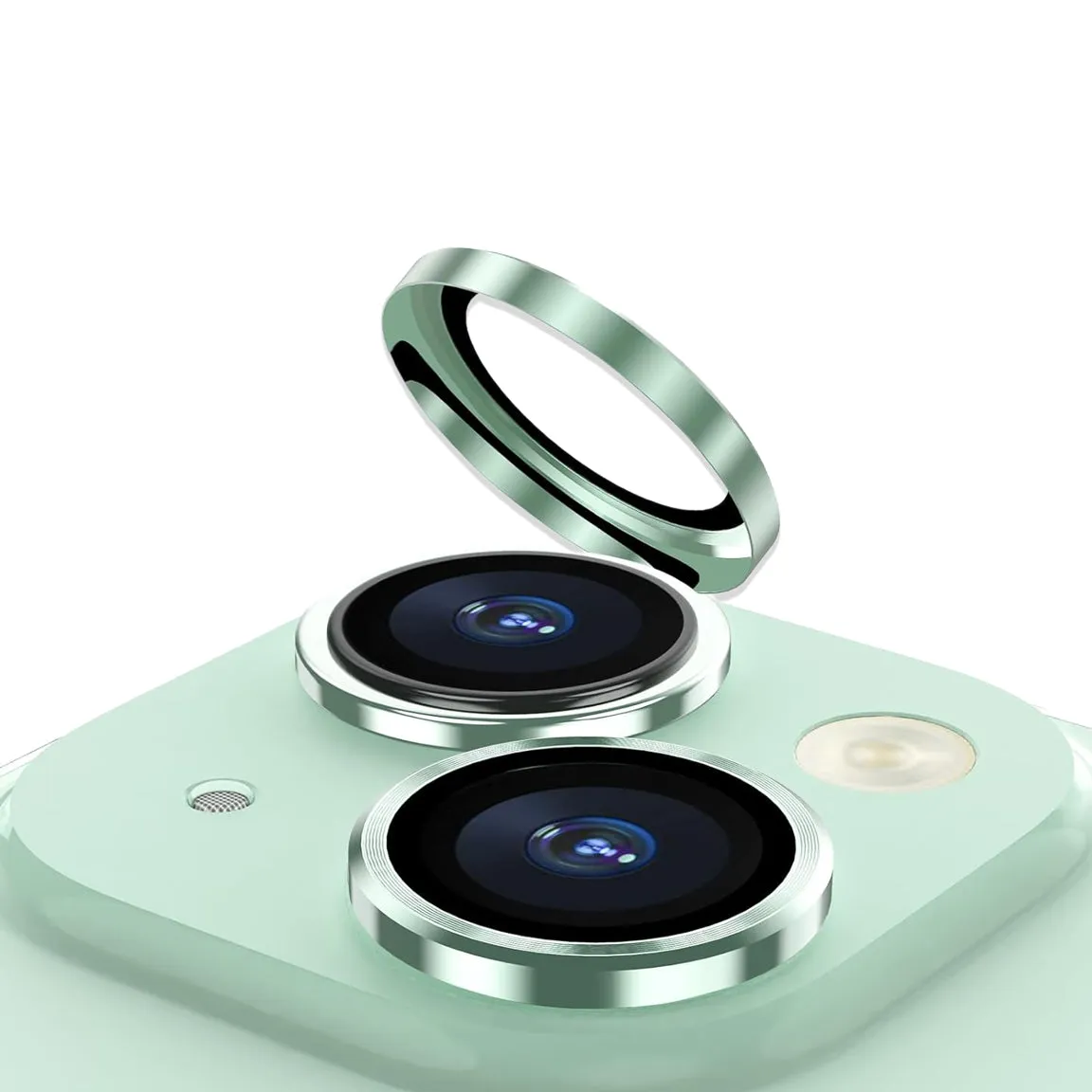 Camera Lens Protector GT Series Easy Do for iPhone 15 / iPhone 15 Plus (Green) - 2 Pack
