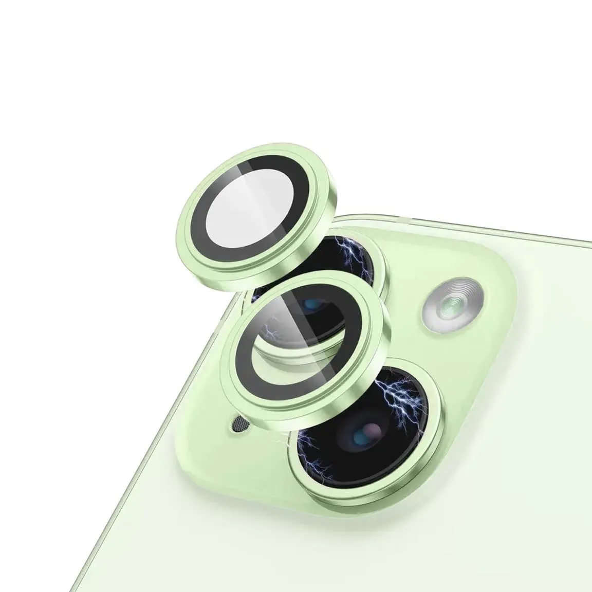 Camera Lens Protector GT Series Easy Do for iPhone 15 / iPhone 15 Plus (Green)