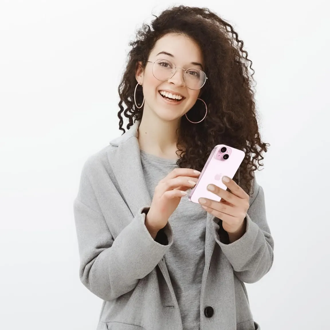 Camera Lens Protector GT Series Easy Do for iPhone 15 / iPhone 15 Plus  (Pink)