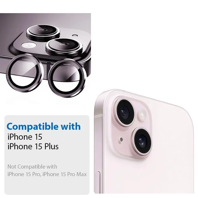 Camera Lens Protector GT Series Easy Do for iPhone 15 / iPhone 15 Plus  (Pink)