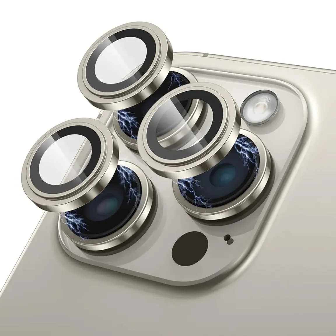 Camera Lens Protector GT Series Easy Do for iPhone 15 Pro / iPhone 15 Pro Max (Gold) - 2 Pack