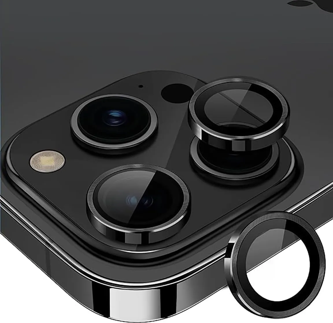Camera Lens Protector GT Series Easy Do for iPhone 15 Pro / iPhone 15 Pro Max (Gray)