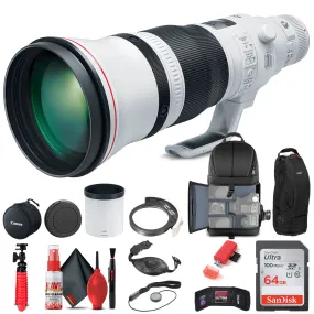 Canon EF 600mm f/4L IS III USM Lens (3329C002)   BackPack   64GB Card   More