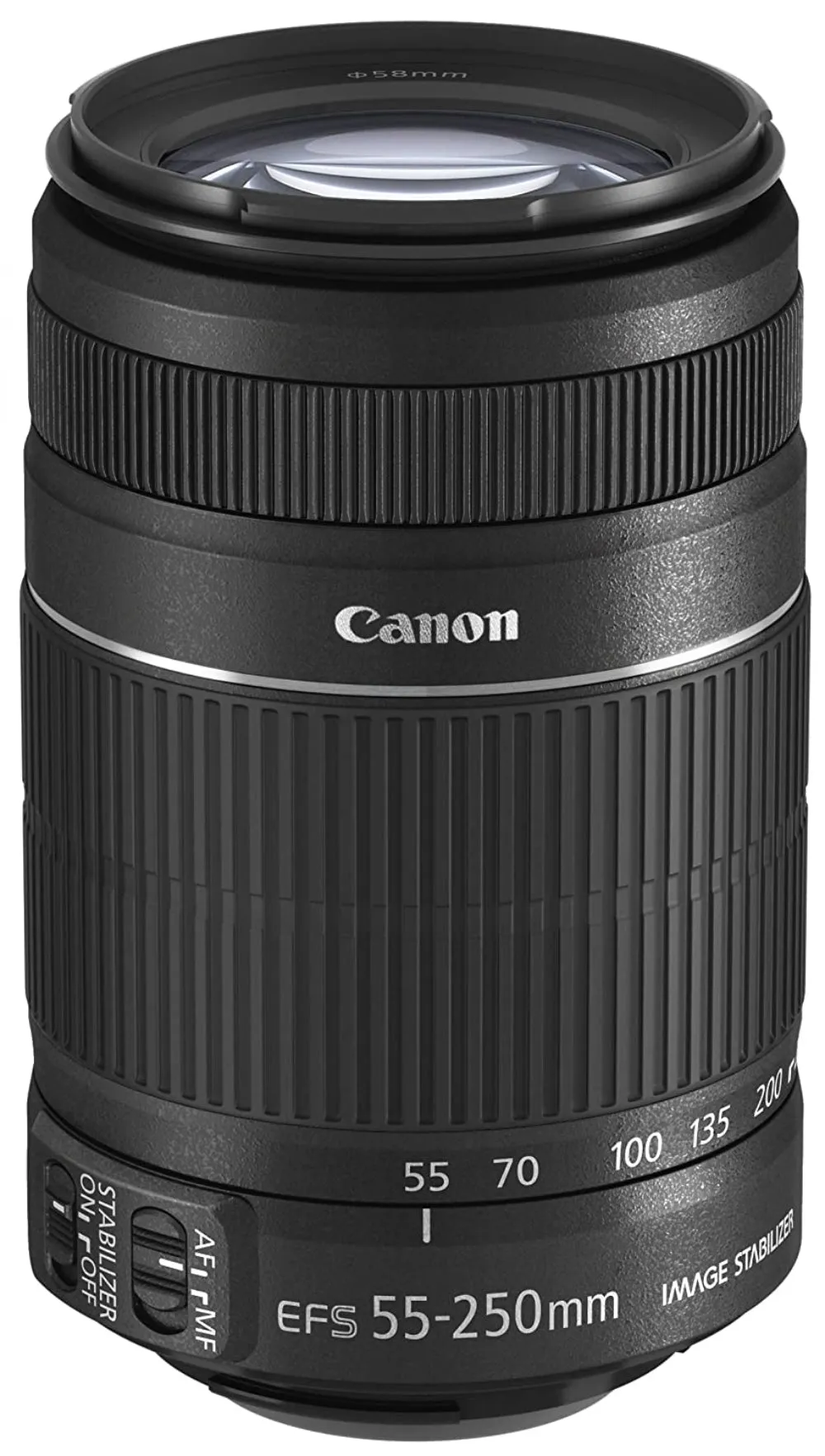 Canon EF-S 55-250mm f/4-5.6 is II Telephoto Zoom Lens for DSLR Camera (Black)