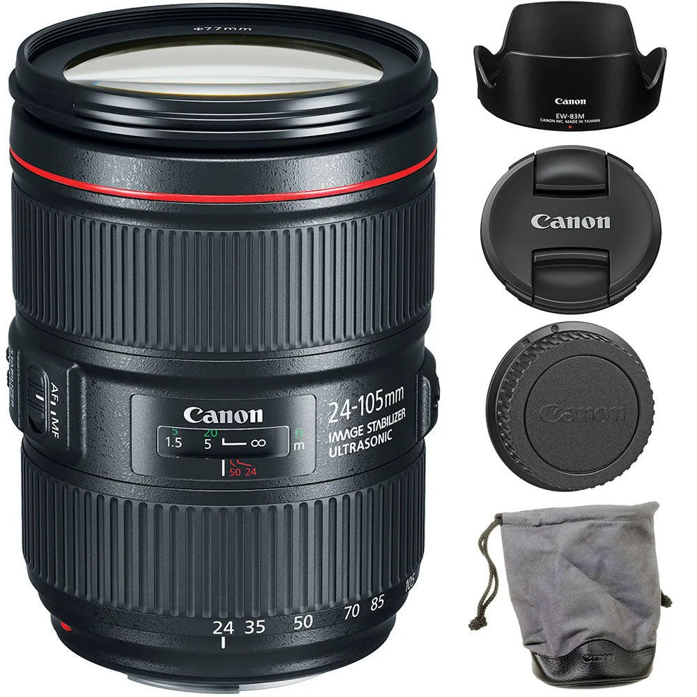 Canon EOS-1D X Mark III DSLR Camera with EF 24-105mm f/4L IS II USM Lens
