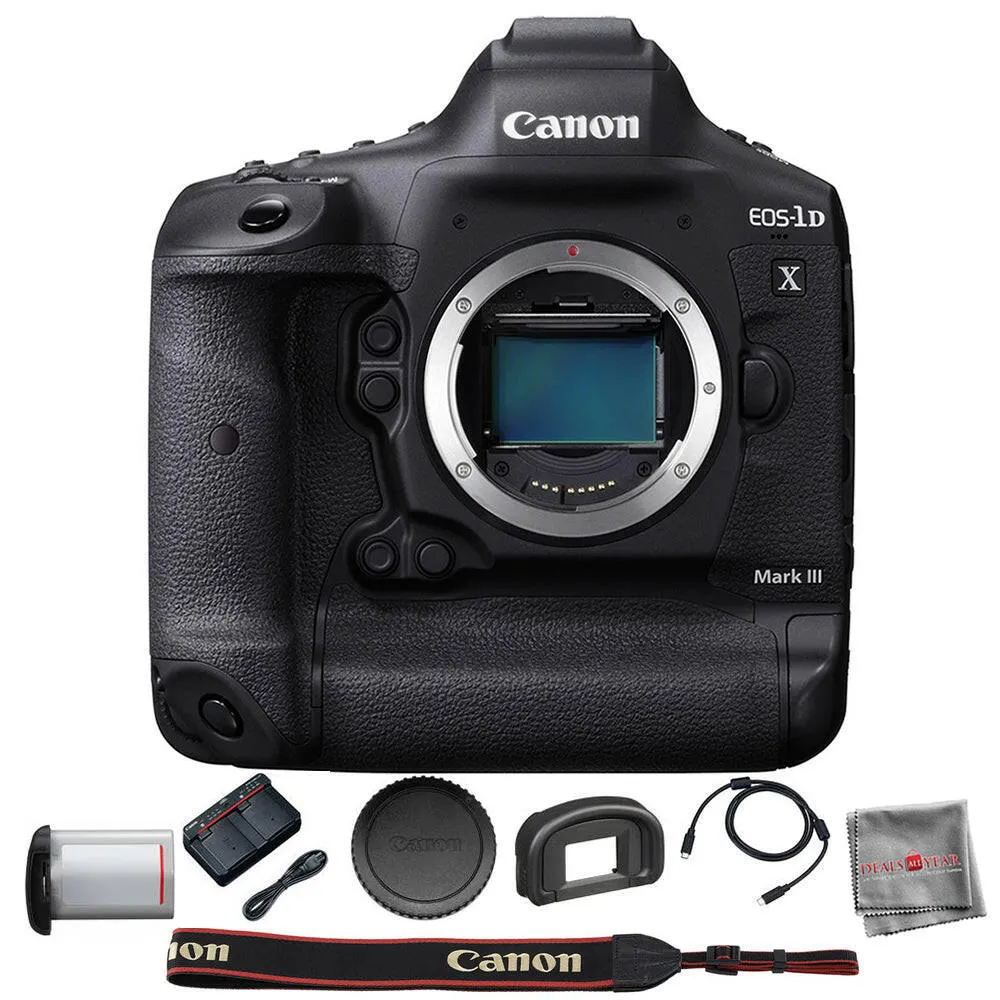 Canon EOS-1D X Mark III DSLR Camera with EF 24-105mm f/4L IS II USM Lens