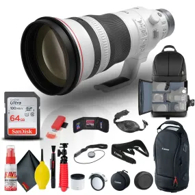 Canon RF 400mm f/2.8L IS USM Lens (5053C002)   BackPack   64GB Card   More