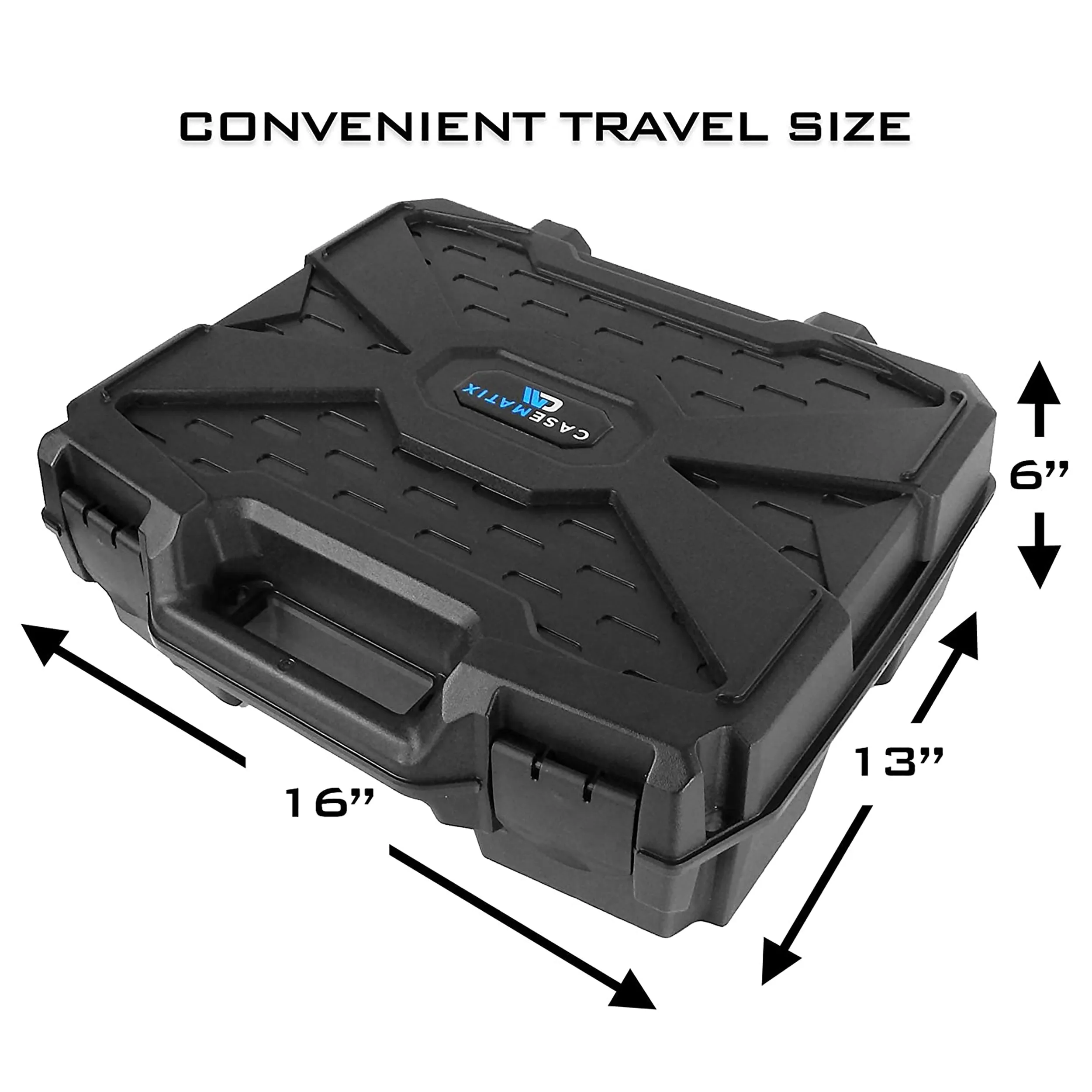 CASEMATIX Top Loader Card Storage Case for Trading Cards Fits 450 Toploader or 100 One Touch Card Holders, Toploader Storage Box with 12 Compartments
