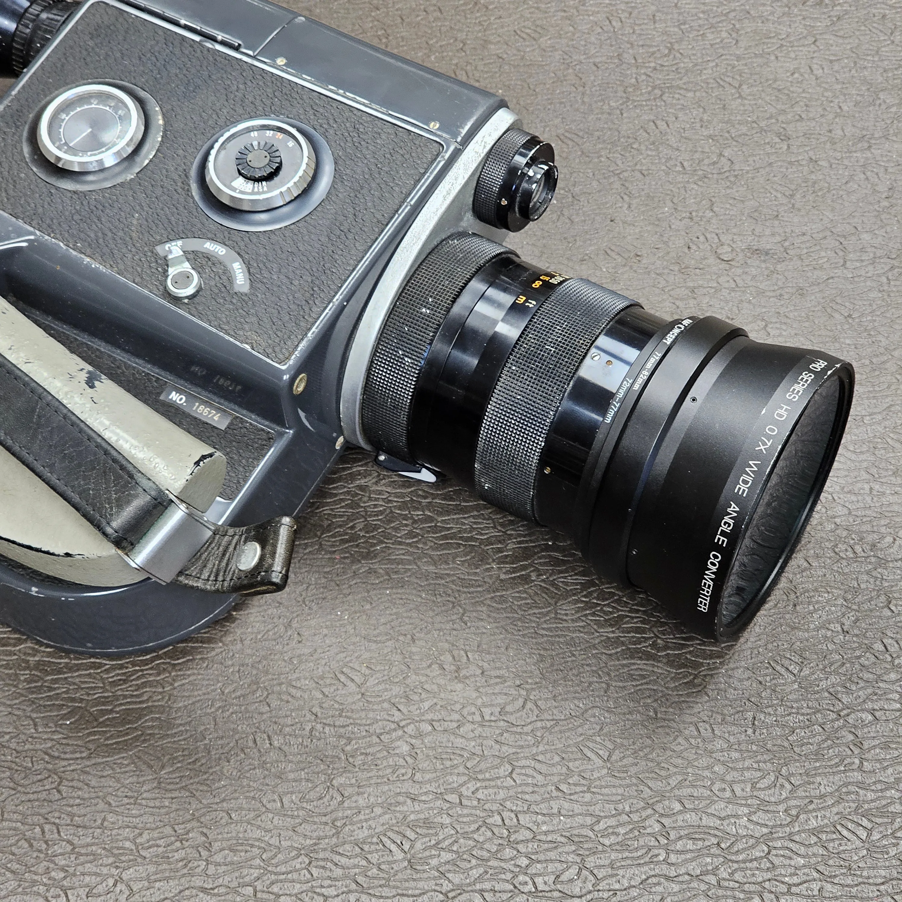 Century Optics Pro Series HD 0.7X  Wide Angle Attachment for Canon Scoopic Cameras S# C103257