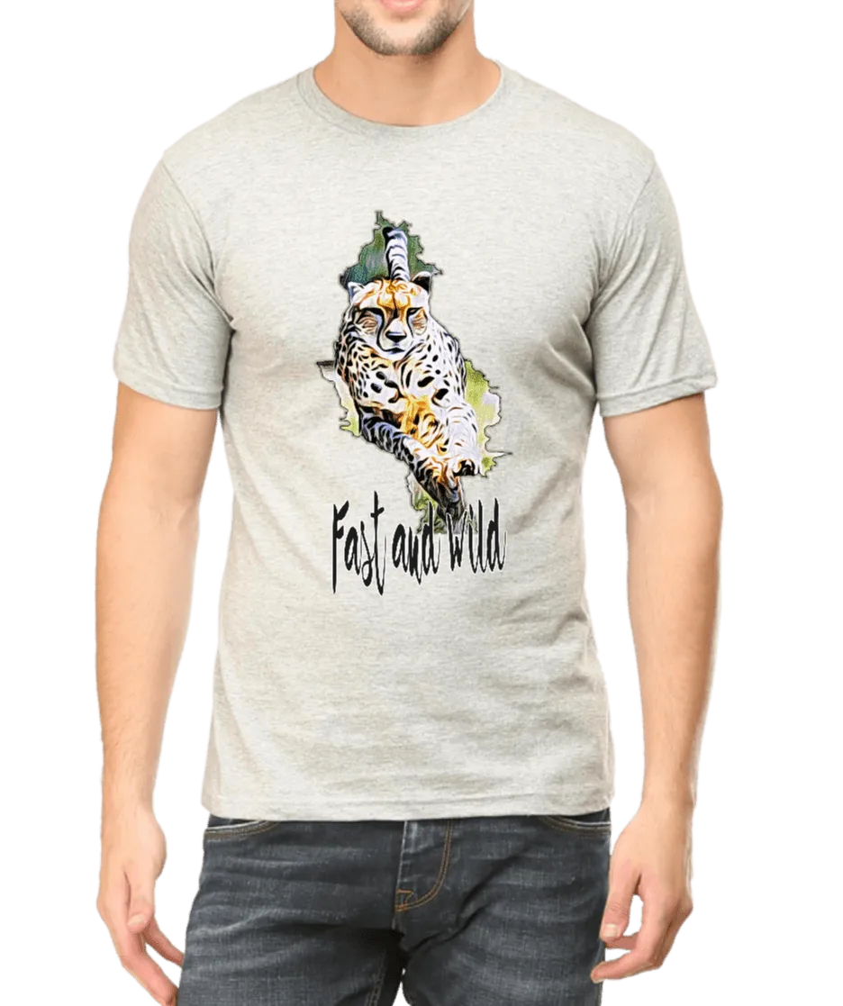 Cheetah T-Shirt for Wildlife Lovers D57