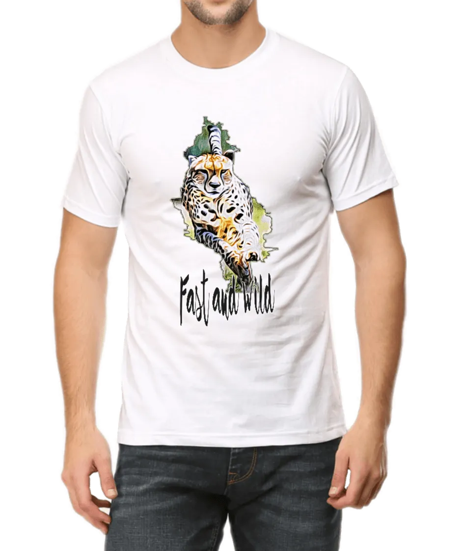 Cheetah T-Shirt for Wildlife Lovers D57