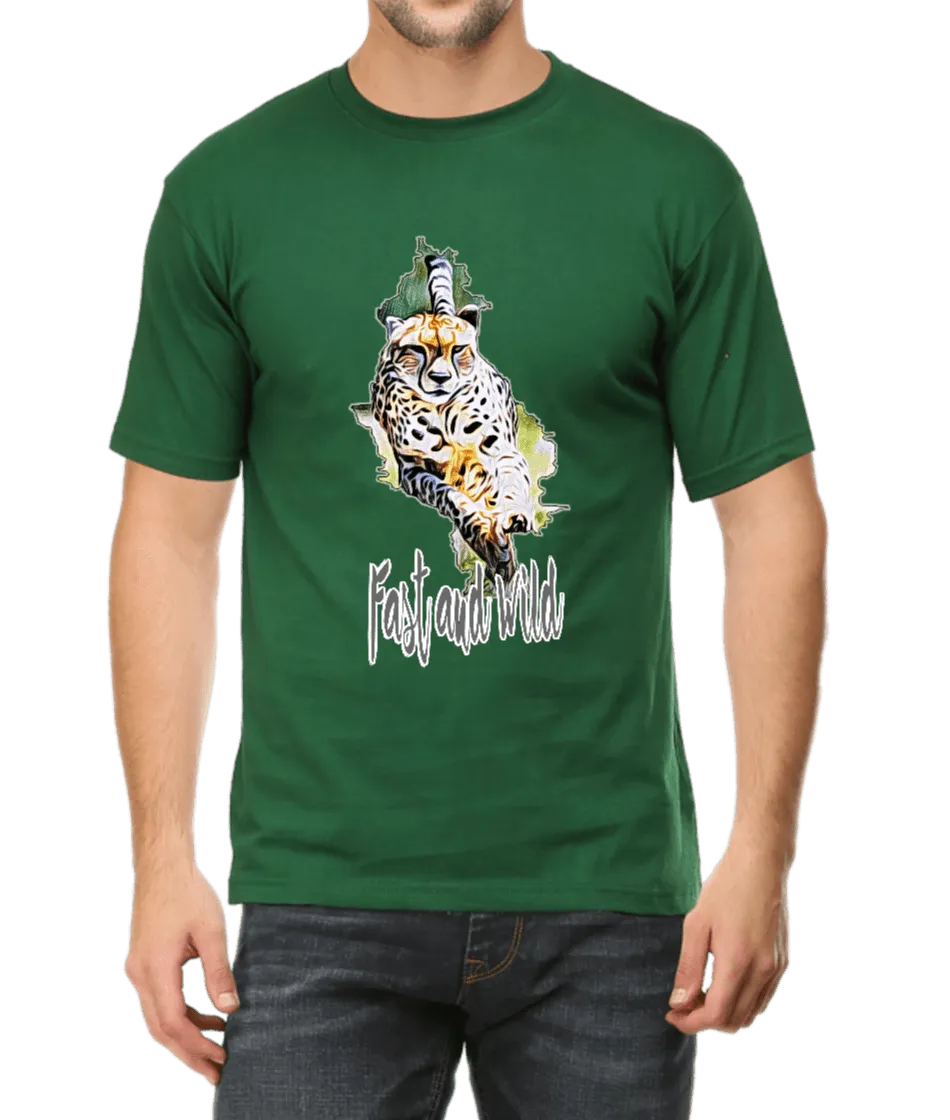 Cheetah T-Shirt for Wildlife Lovers D57