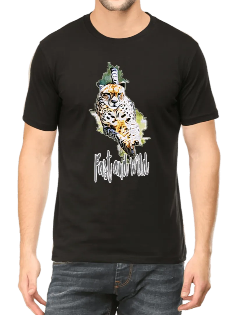 Cheetah T-Shirt for Wildlife Lovers D57