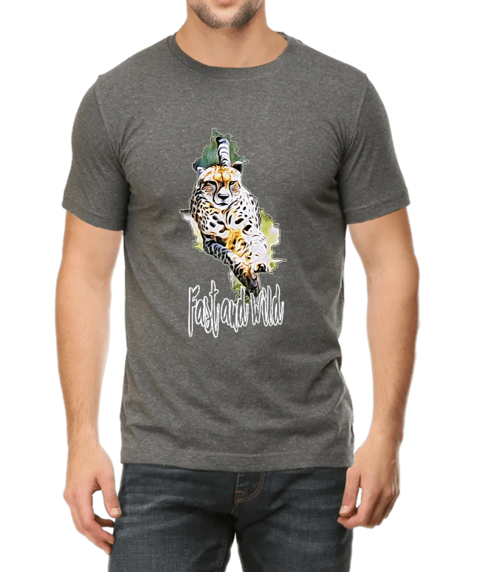 Cheetah T-Shirt for Wildlife Lovers D57