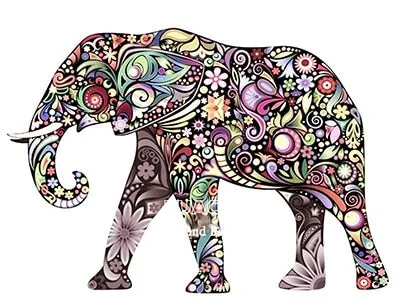 Colorful Elephant Diamond Painting Kits | 16 Designs To Choose From | Full Square Drill | Abstract Rhinestone Mosaic