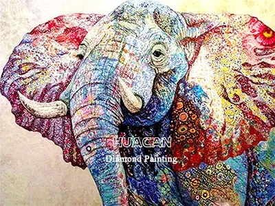 Colorful Elephant Diamond Painting Kits | 16 Designs To Choose From | Full Square Drill | Abstract Rhinestone Mosaic