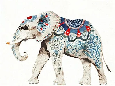 Colorful Elephant Diamond Painting Kits | 16 Designs To Choose From | Full Square Drill | Abstract Rhinestone Mosaic