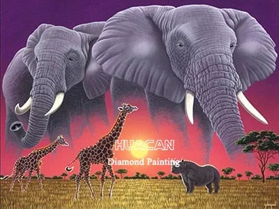 Colorful Elephant Diamond Painting Kits | 16 Designs To Choose From | Full Square Drill | Abstract Rhinestone Mosaic