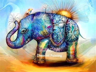 Colorful Elephant Diamond Painting Kits | 16 Designs To Choose From | Full Square Drill | Abstract Rhinestone Mosaic