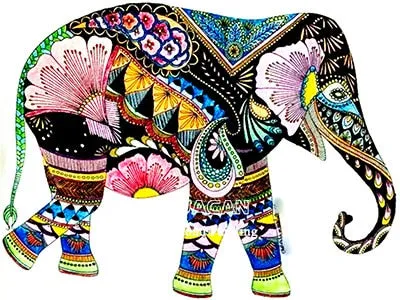 Colorful Elephant Diamond Painting Kits | 16 Designs To Choose From | Full Square Drill | Abstract Rhinestone Mosaic