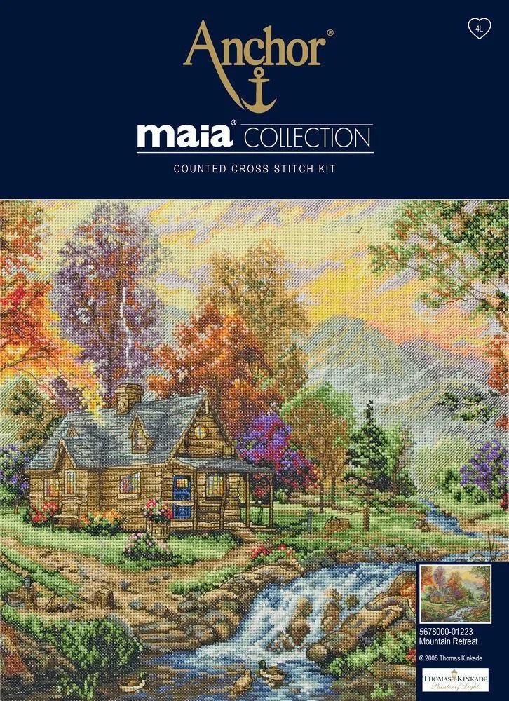 Counted Cross Stitch Kit Maia - Mountain Retreat