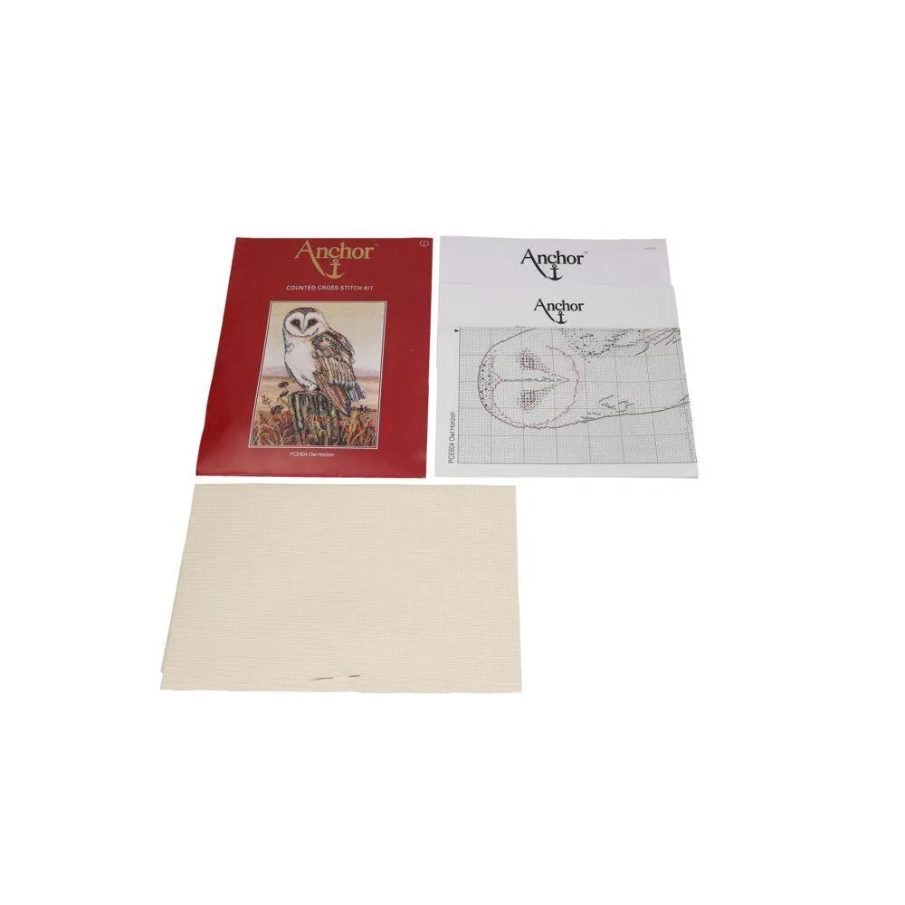 Cross Stitch Kit Anchor - Owl Horizon