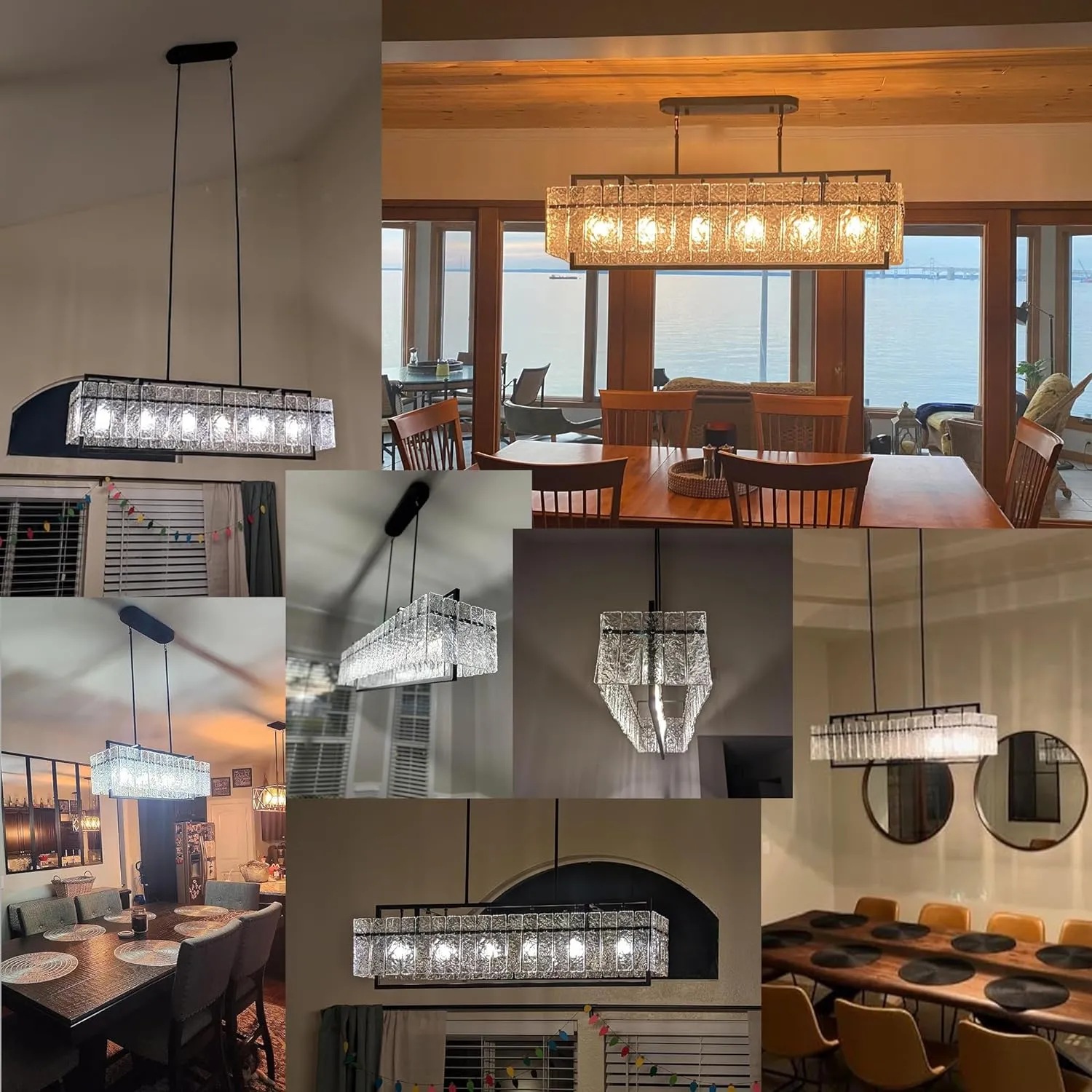 Crystal Chandeliers for Dining Room Kitchen Living Room