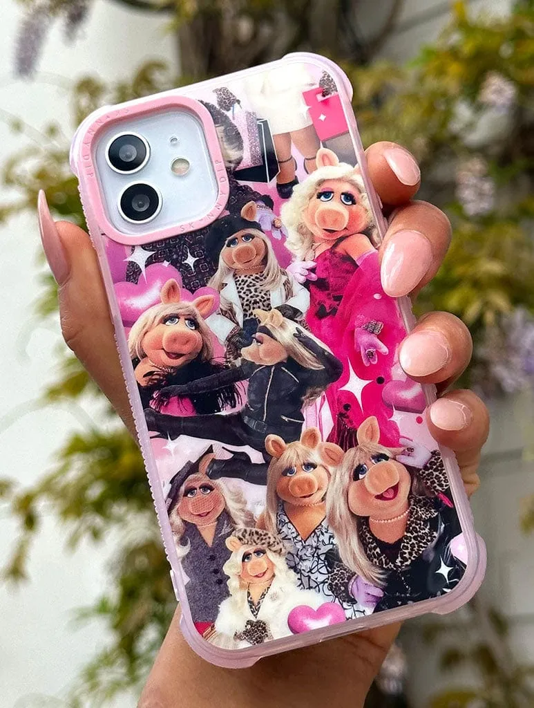 Disney Miss Piggy Collage Shock iPhone Case