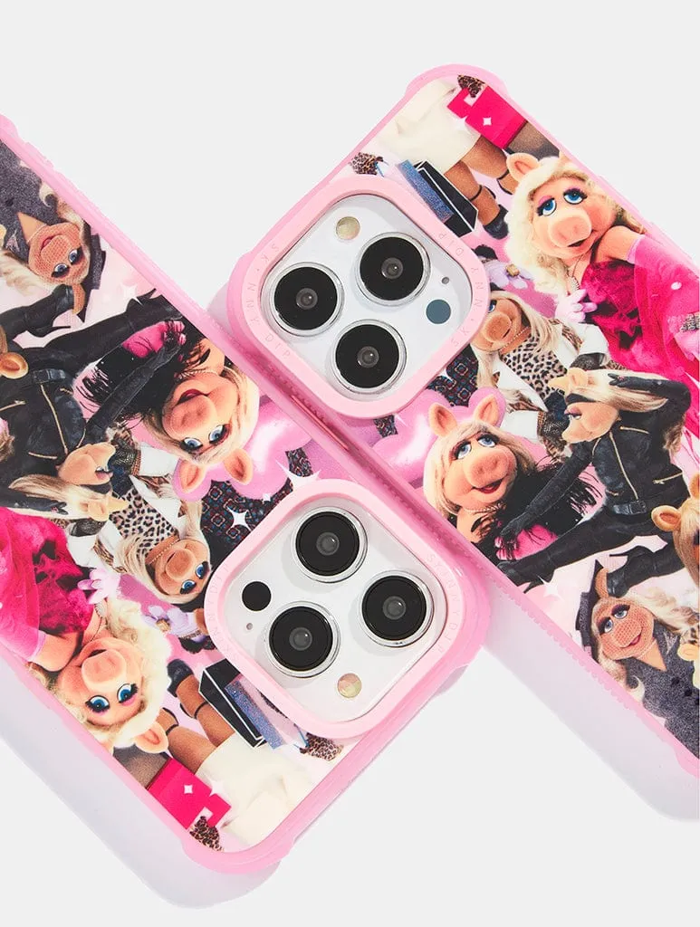 Disney Miss Piggy Collage Shock iPhone Case