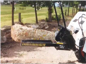 DPM nursery jaws JR tree forks hybrid style for skid steer loaders