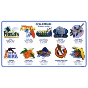 Florida Embroidery CD by Cactus Punch