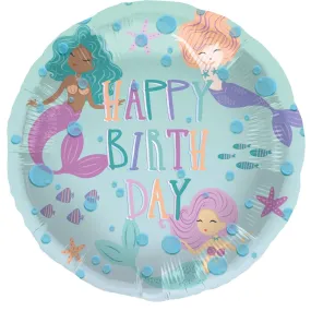 Foil Balloon - Mermaid Magic - 45 cm