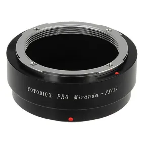 Fotodiox Pro Lens Mount Adapter - Miranda (MIR) SLR Lens to Fujifilm Fuji X-Series Mirrorless Camera Body