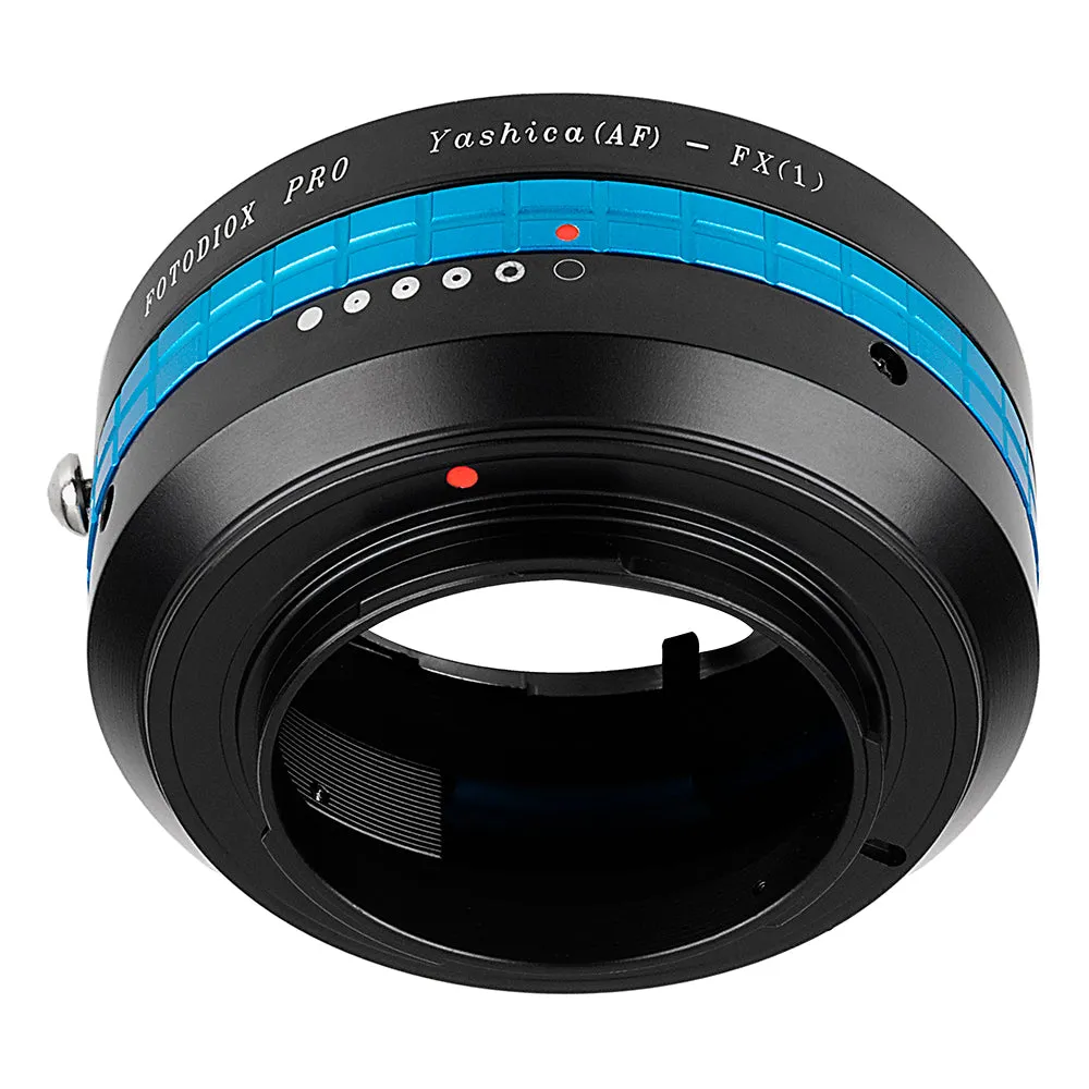 Fotodiox Pro Lens Mount Adapter - Yashica 230 AF SLR Lens to Fujifilm Fuji X-Series Mirrorless Camera Body, with Built-In Aperture Control Dial