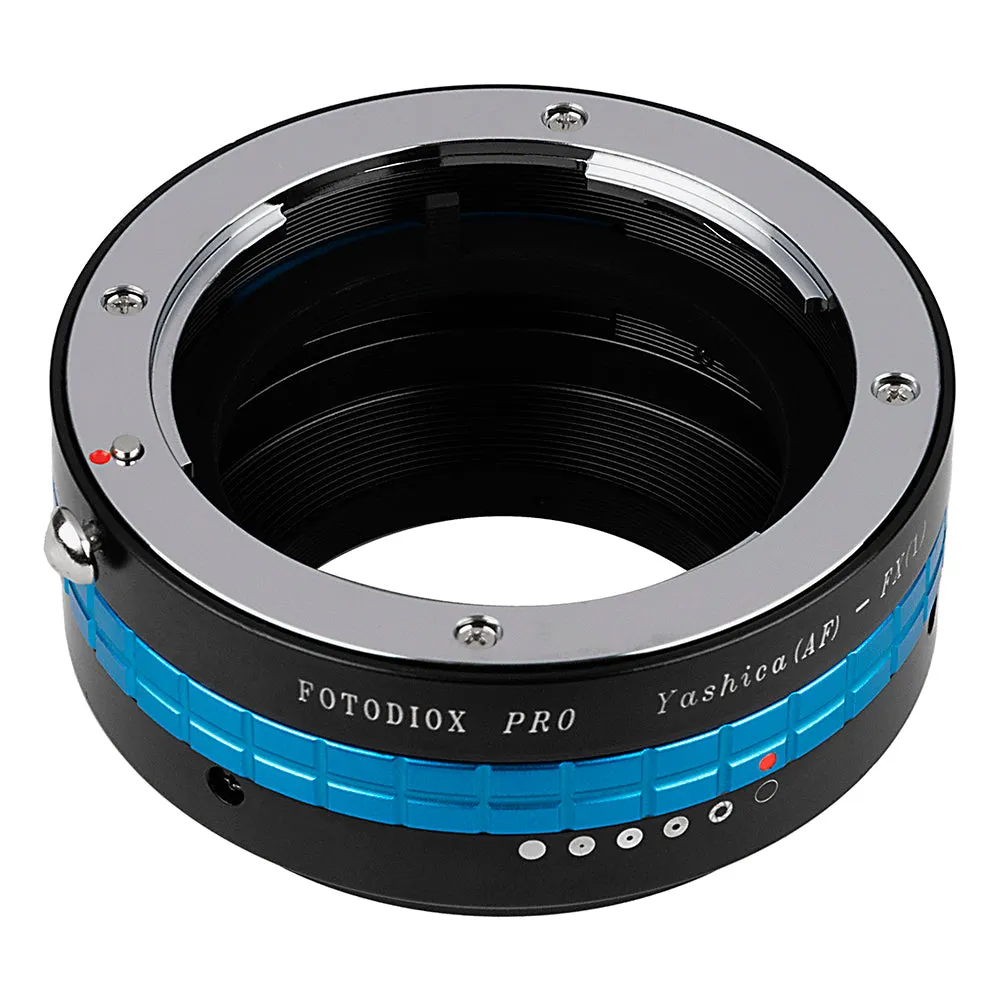 Fotodiox Pro Lens Mount Adapter - Yashica 230 AF SLR Lens to Fujifilm Fuji X-Series Mirrorless Camera Body, with Built-In Aperture Control Dial
