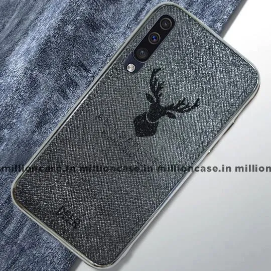 Galaxy A50 Sparkling Deer Pattern Soft Edge Case