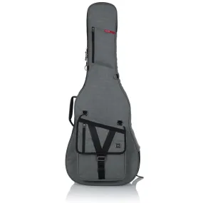 Gator Cases Transit Series Acoustic Guitar Gig Bag With Light Grey Exterior