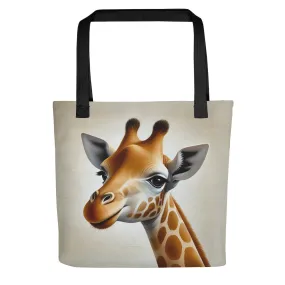 Giraffe Glamour Tote Bag