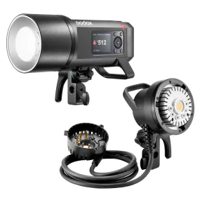 Godox AD600PRO II Battery Powered Flash Strobe Lighting Unit with AD-H600P Extension Head