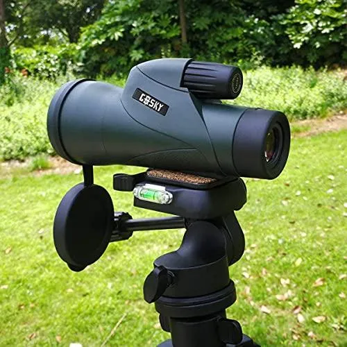 Gosky 12x55 High Definition Monocular Telescope and Quick Phone Holder-2020 Waterproof Monocular -BAK4 Prism for Wildlife Bird Watching Hunting Camping Travel Secenery
