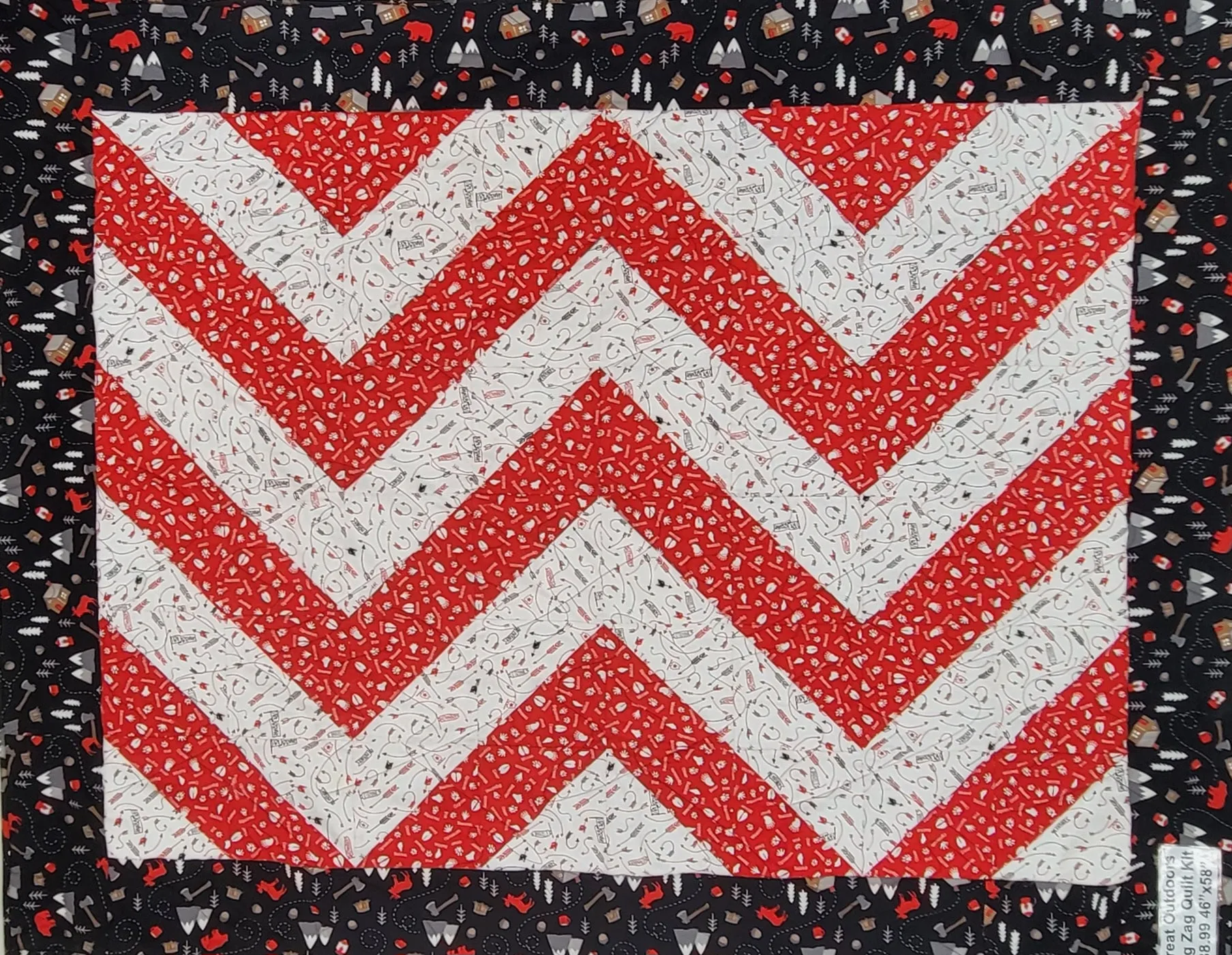 Great Outdoors Zig Zag Quilt Kit Chevron