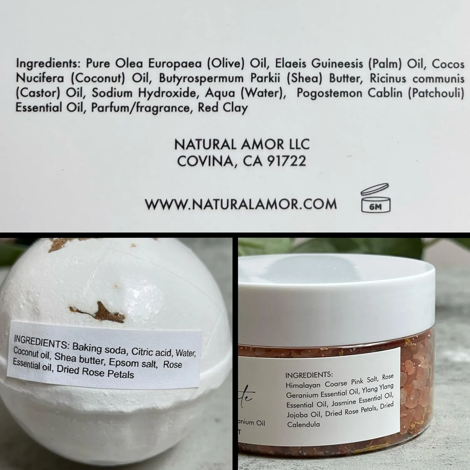 Handmade Spa Gift Set - Natural 5-Piece Skincare Gift for Women