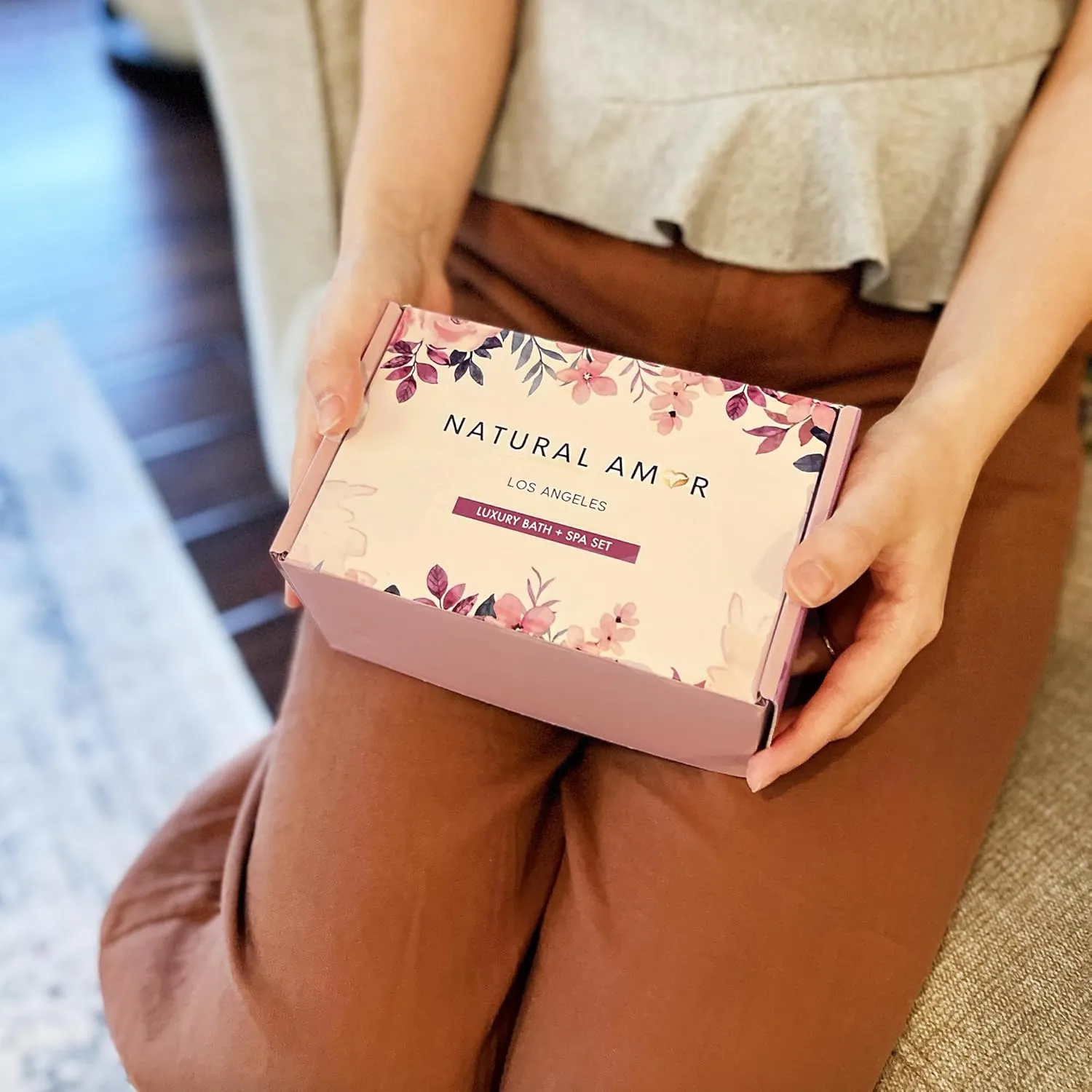 Handmade Spa Gift Set - Natural 5-Piece Skincare Gift for Women
