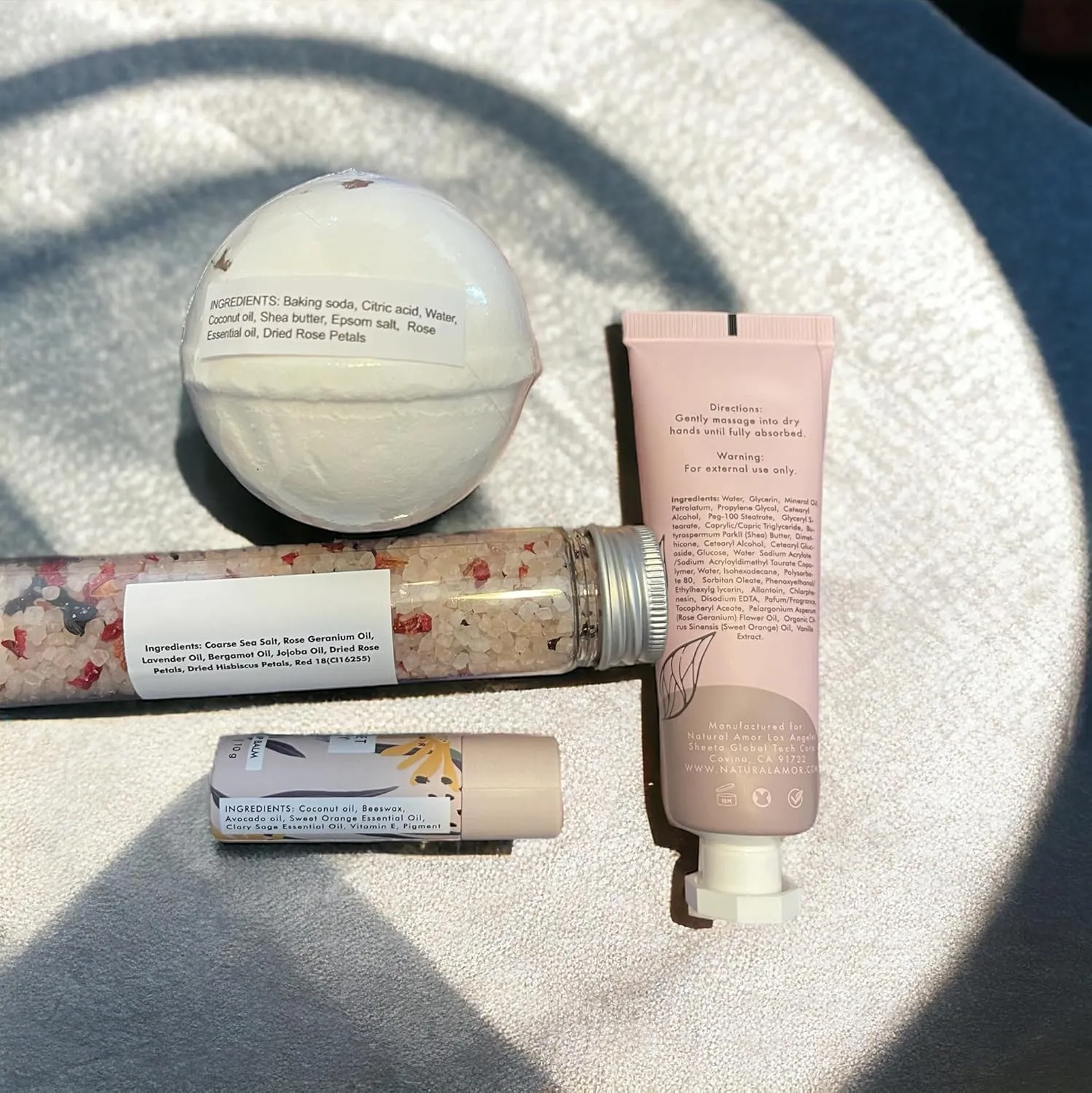 Handmade Spa Gift Set - Natural 5-Piece Skincare Gift for Women