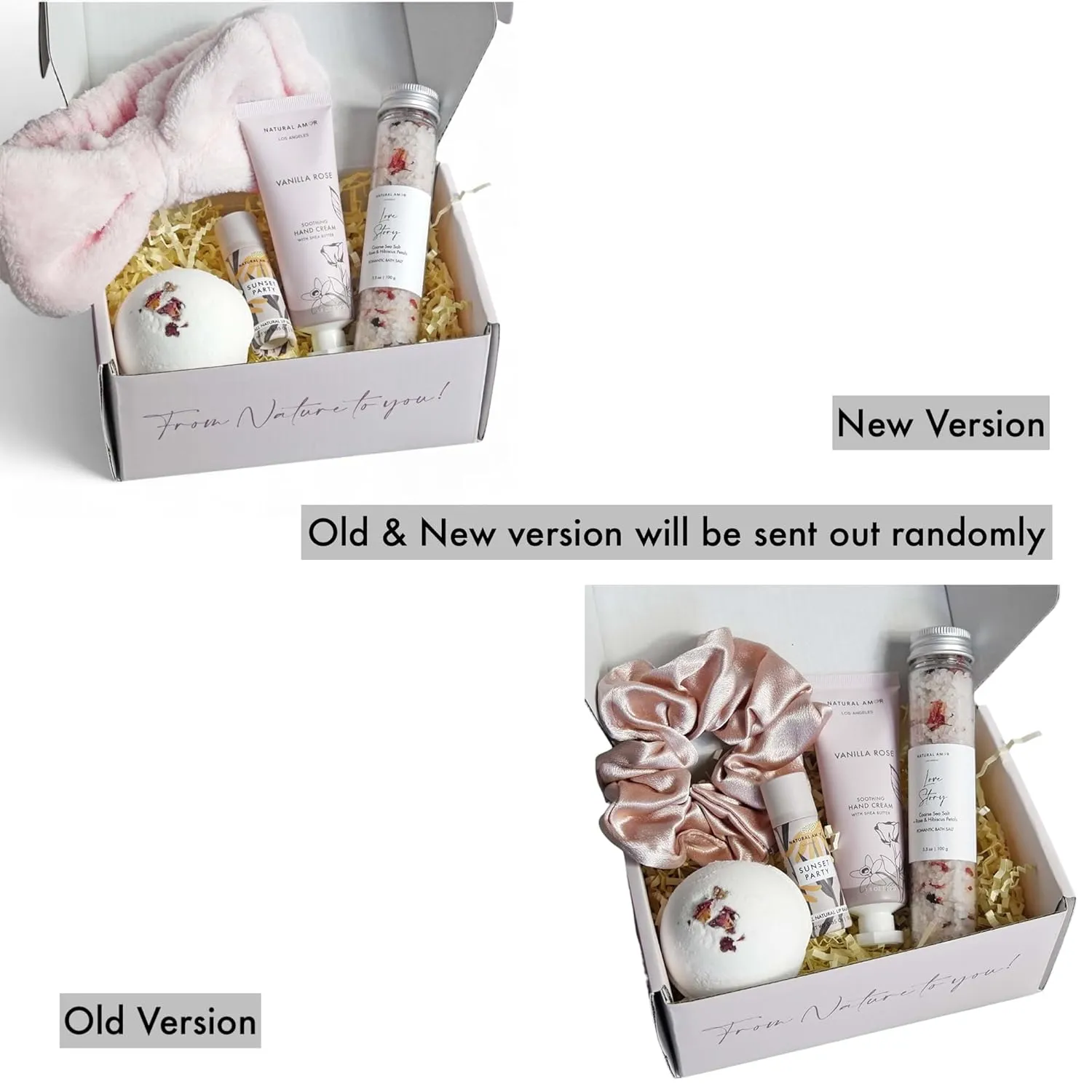 Handmade Spa Gift Set - Natural 5-Piece Skincare Gift for Women