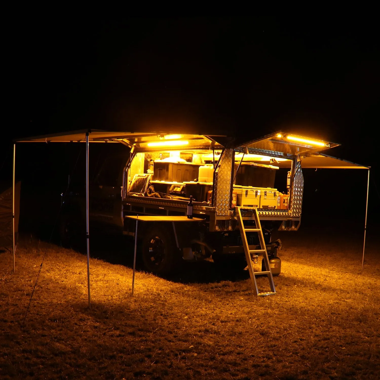 HARDKORR 100cm (1m) Tri-Colour LED Light Bar Kit with Diffuser