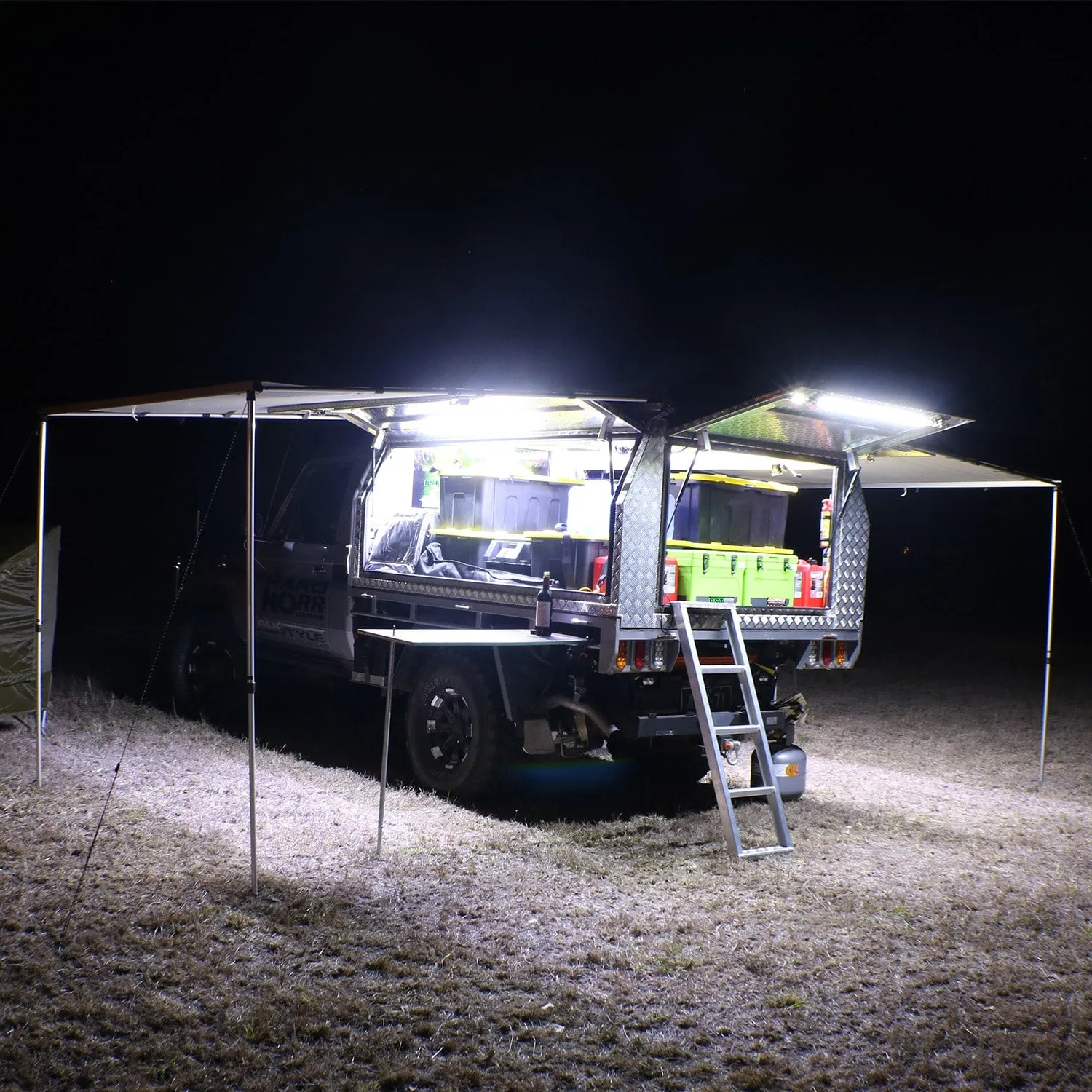 HARDKORR 100cm (1m) Tri-Colour LED Light Bar Kit with Diffuser
