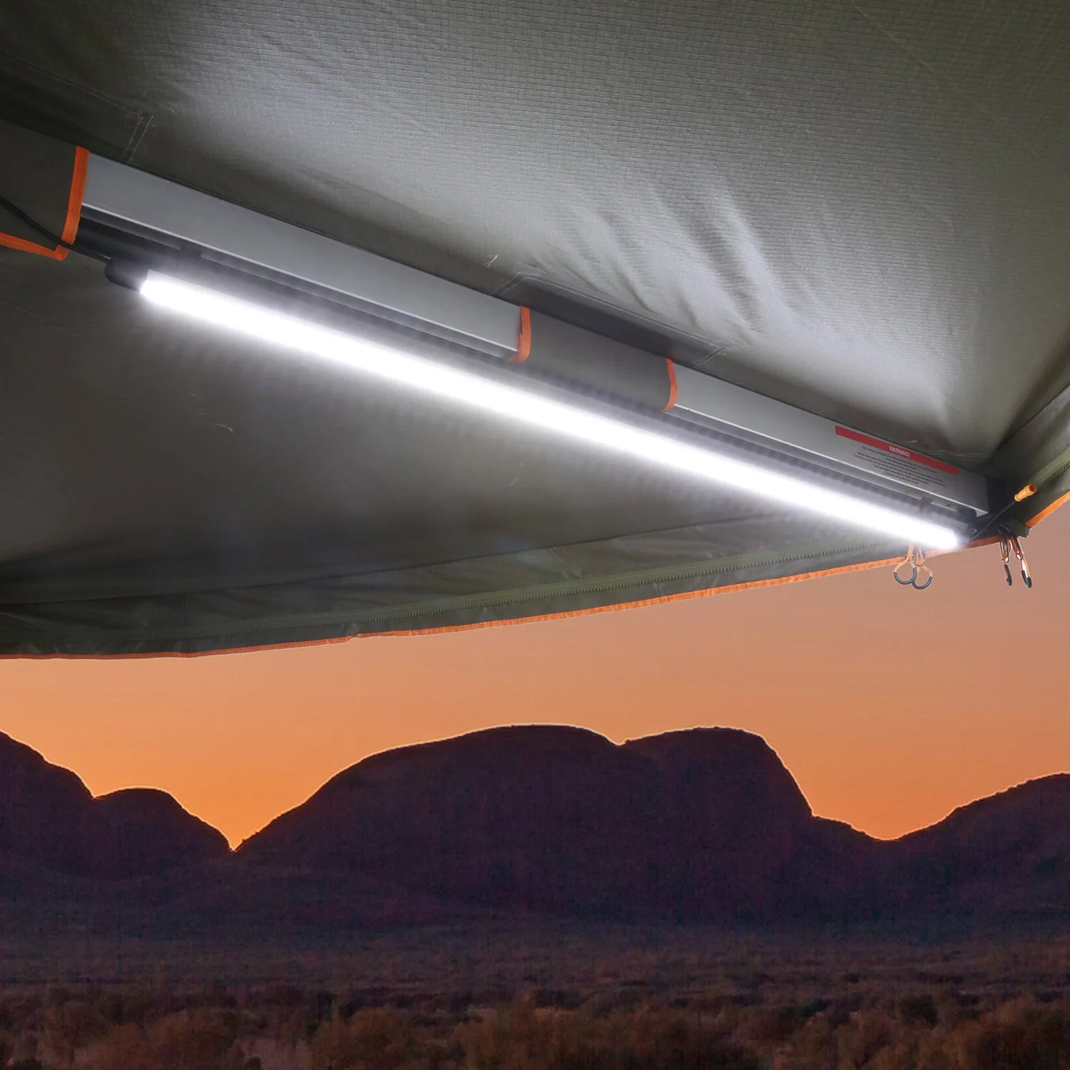 HARDKORR 100cm (1m) Tri-Colour LED Light Bar Kit with Diffuser